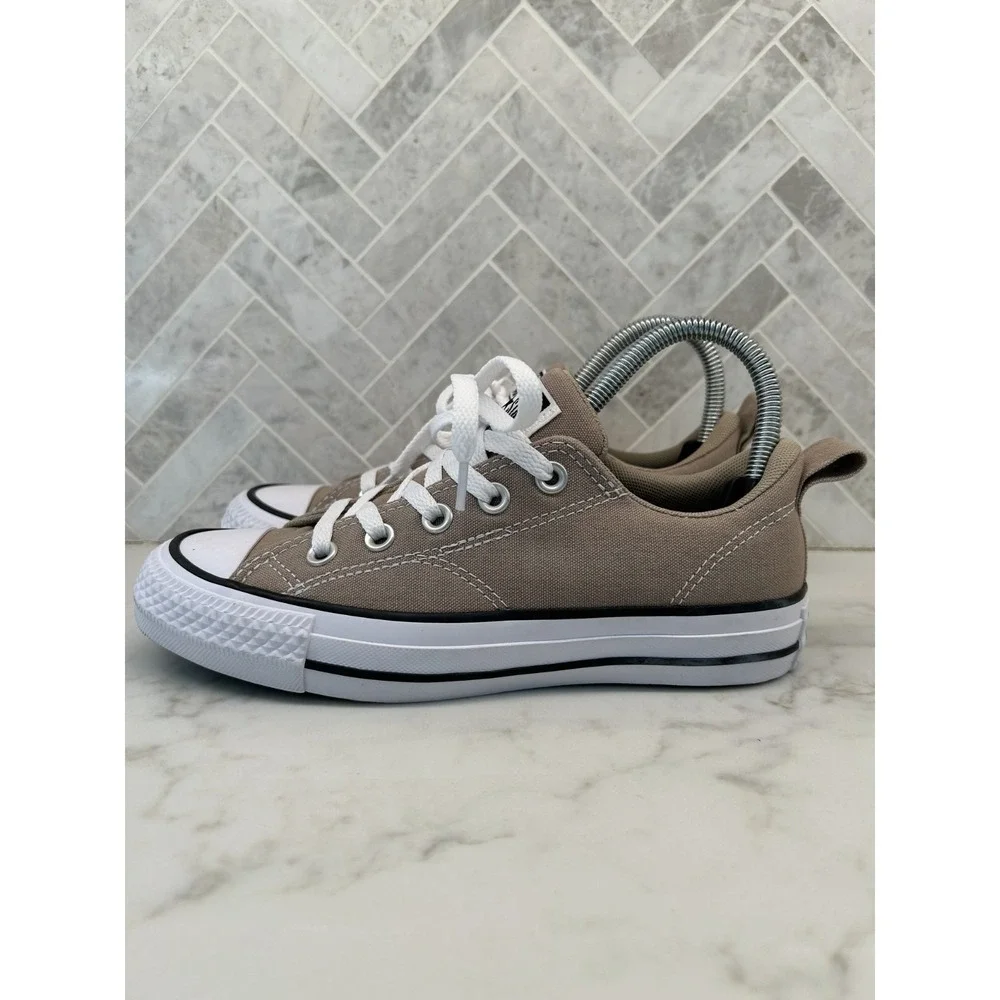 Converse Chuck Taylor All Star Malden Street Sneakers Kids Youth 4 Taupe Low Top